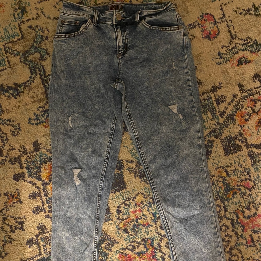 Girls plus size 12 justice jeans